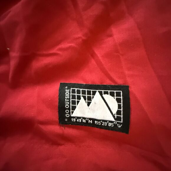 Brooklyn Clothing Jacket Mens M Red Lightweight Hoodie Streetwear Tokyo - Picture 8 of 12